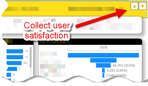 Embedded NPS survey inside a Power BI report